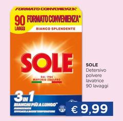 Sole - Detersivo Polvere Lavatrice