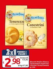 Mulino Bianco - Biscotti  Tenerezze/Canestrini/Chichee Cacao/Gemme