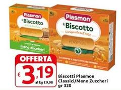 Plasmon - Biscotti Classici/meno Zuccheri