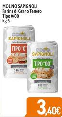 Molino sapignoli - Farina Di Grano Tenero Tipo 0/00