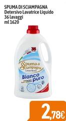 Spuma di Sciampagna - Detersivo Lavatrice Liquido 36 Lavaggi