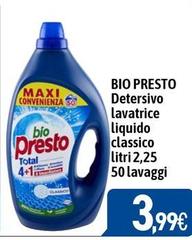 Bio Presto - Detersivo Lavatrice Liquido Classico
