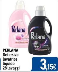 Perlana - Detersivo Lavatrice Liquido 28 Lavaggi