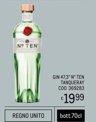 Tanqueray - Gin 47,3 N° Ten