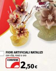 Rossi - Fiori Artificiali Natalizi