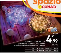 Luce - Luci A Batteria 100 Led