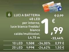 Luce - 6 Luci A Batteria
