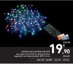 Luce - Catena 200 Led Rgb Con App
