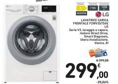LG - Lavatrice Carica Frontale F2WV35754E