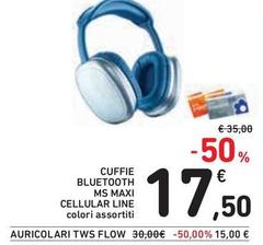Maxi - Cuffie Bluetooth Ms  Cellular Line