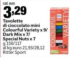 Ritter sport - Tavolette Di Cioccolato Mini Colourful Variety