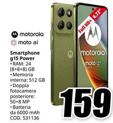 Motorola - Moto Ai Smartphone G15 Power