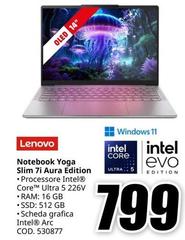 Lenovo - Notebook Yoga Slim 7i Aura Edition