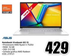 Asus - Notebook Vivobook Go 15