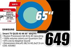 Samsung - Smart Tv Qled A 4k 65