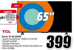 TCL - Smart TV 4K 65P6K
