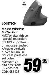 Logitech - Mouse Wireless Mx Vertical