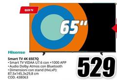 Hisense - Smart Tv 4k 65e7q