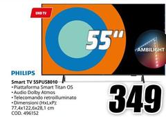 Philips - Smart TV 55PUS8010