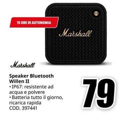 Marshall - Speaker Bluetooth Willen II