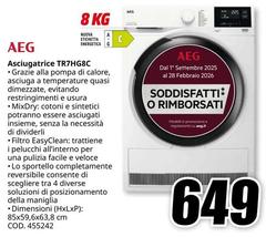 Aeg - Asciugatrice TR7HG8C