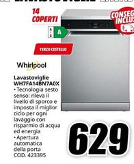 Whirlpool - Lavastoviglie WH7FA14BNTAW7A0X