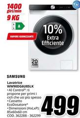 Samsung - Lavatrice WW90D6U85LK