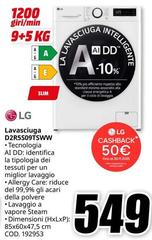 LG - Lavasciuga D2R509TSWW