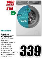 Hisense - Lavatrice WF3S8043BW7