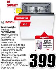 Bosch - Lavastoviglie Incasso SMV2HVX02E