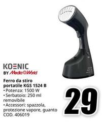Koenic - Ferro Da Stiro Portatile 1524 B