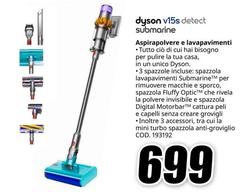 Dyson - V15s Detect Submarine aspirapolvere a lavapavimenti