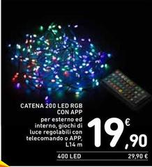 Luce - Catena 200 Led Rgb Con App