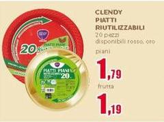 Clendy - Piatti Riutilizzabili