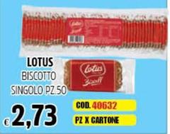 Lotus - Biscotto Singolo 