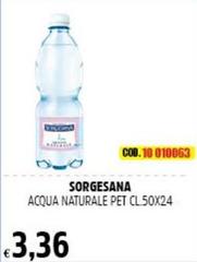 Sorgesana - Acqua Naturale Pet