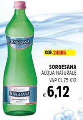 Sorgesana - Acqua Naturale Vap