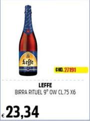 Leffe - Birra Rituel 9°