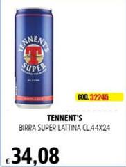 Tennent's - Birra Super Lattina