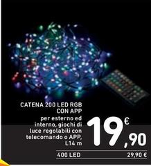 Luce - Catena 200 Led Rgb Con App