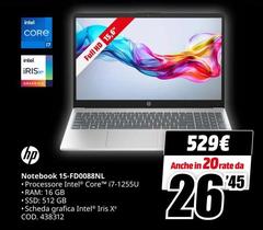 HP - Notebook 15-Fd0088NL