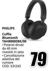 Philips - Cuffie Bluetooth  Tah8000ebk/00