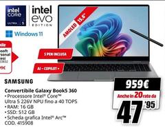 Samsung - Convertibile Galaxy Books 360
