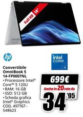 HP - Convertibile Omnibook 5 14-FP0007NL
