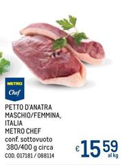 Metro chef - Petto D'anatra Maschio/Femmina Italia