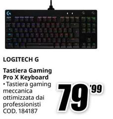 Logitech - Tastiera Gaming Pro X Keyboard