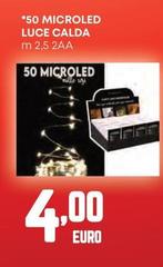 Luce - 50 Microled  Calda
