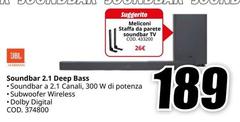 Jbl - Soundbar 2.1 Deep Bass