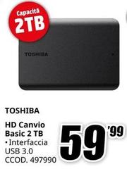 Toshiba - Canvio Basic 2 TB