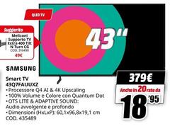 Samsung - Smart Tv 43q7fauxxz